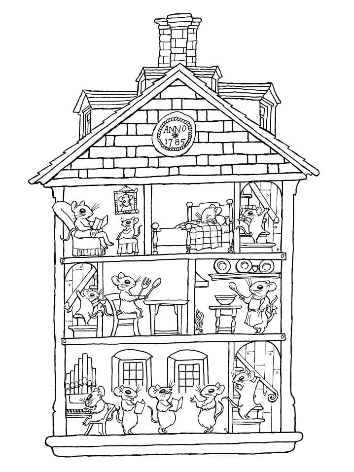 House of Mouse Colouring Book 