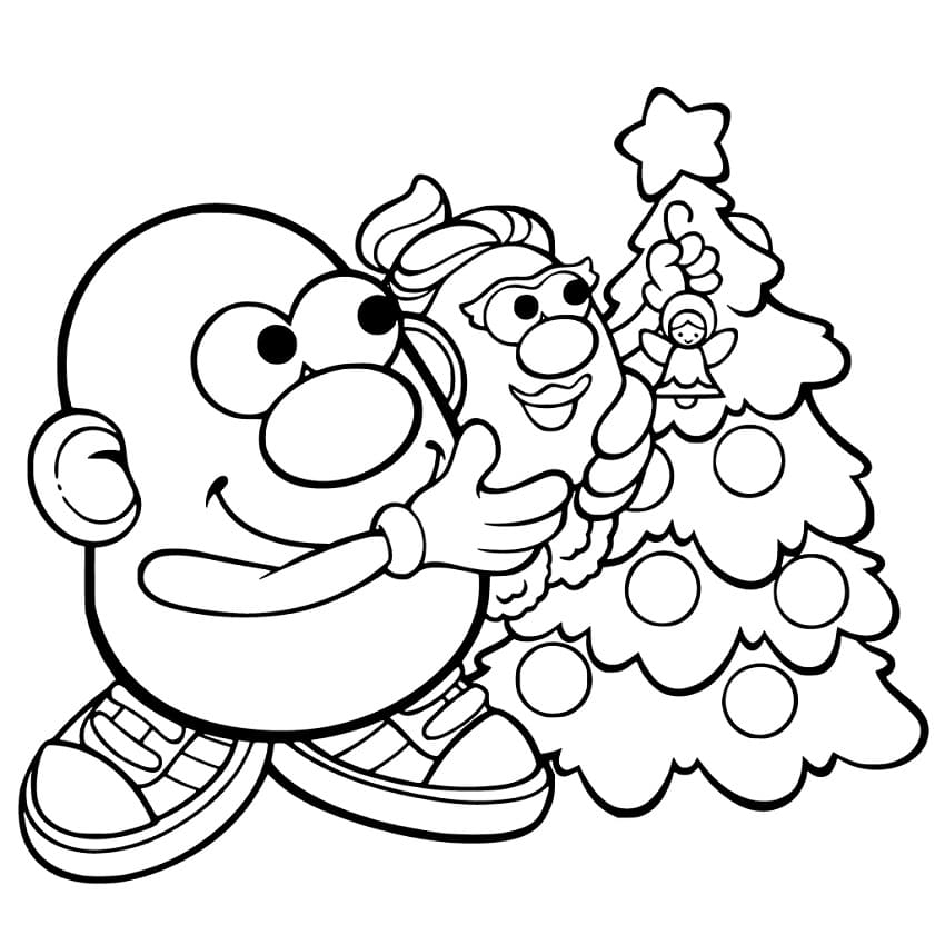 Mr. Potato Head on Christmas