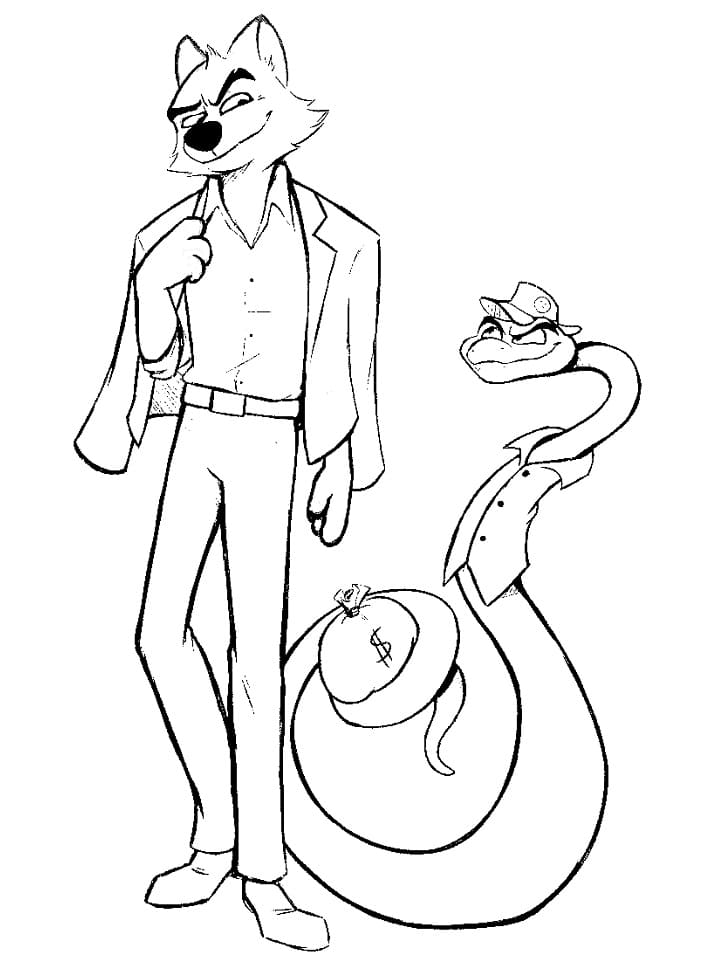 Mr. Wolf and Mr. Snake