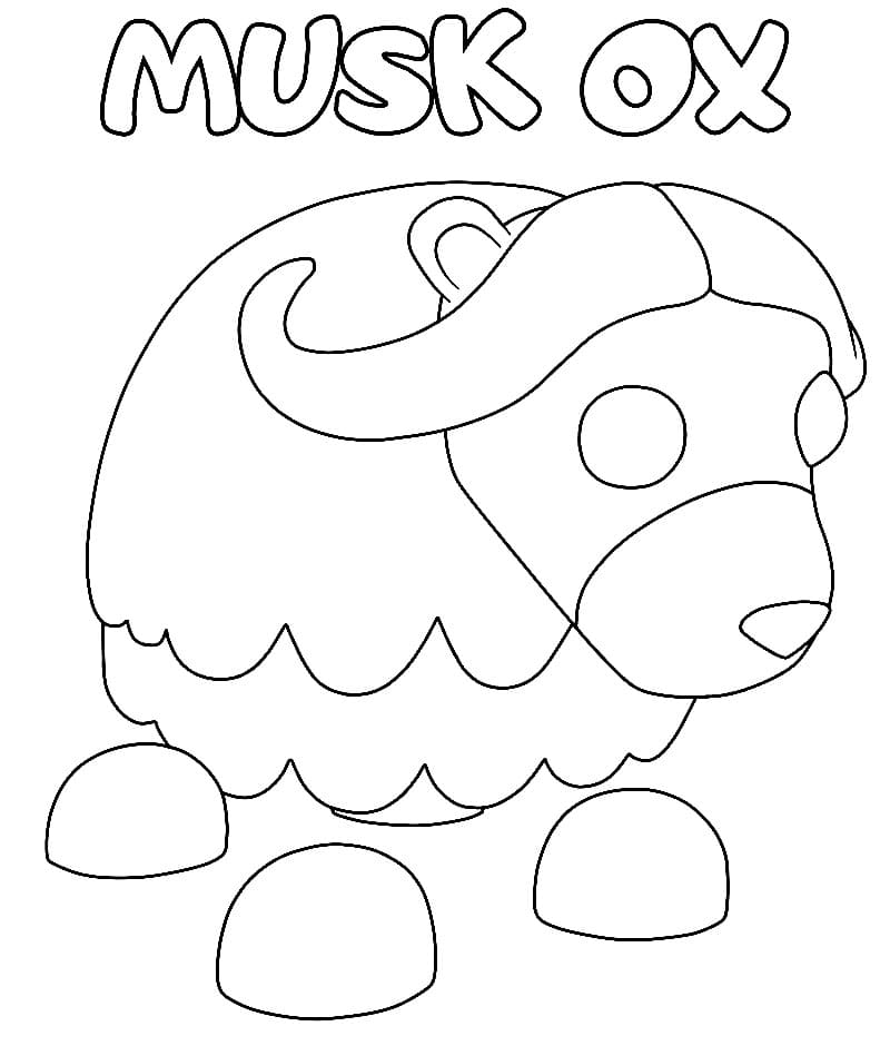 Coloring Pages Of Adopt Me Roblox To Color