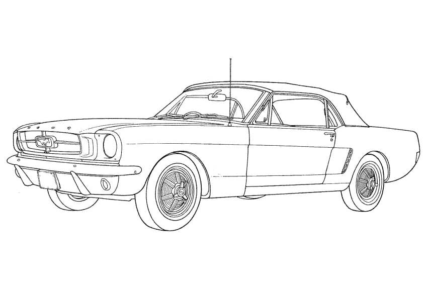 Mustang to Color