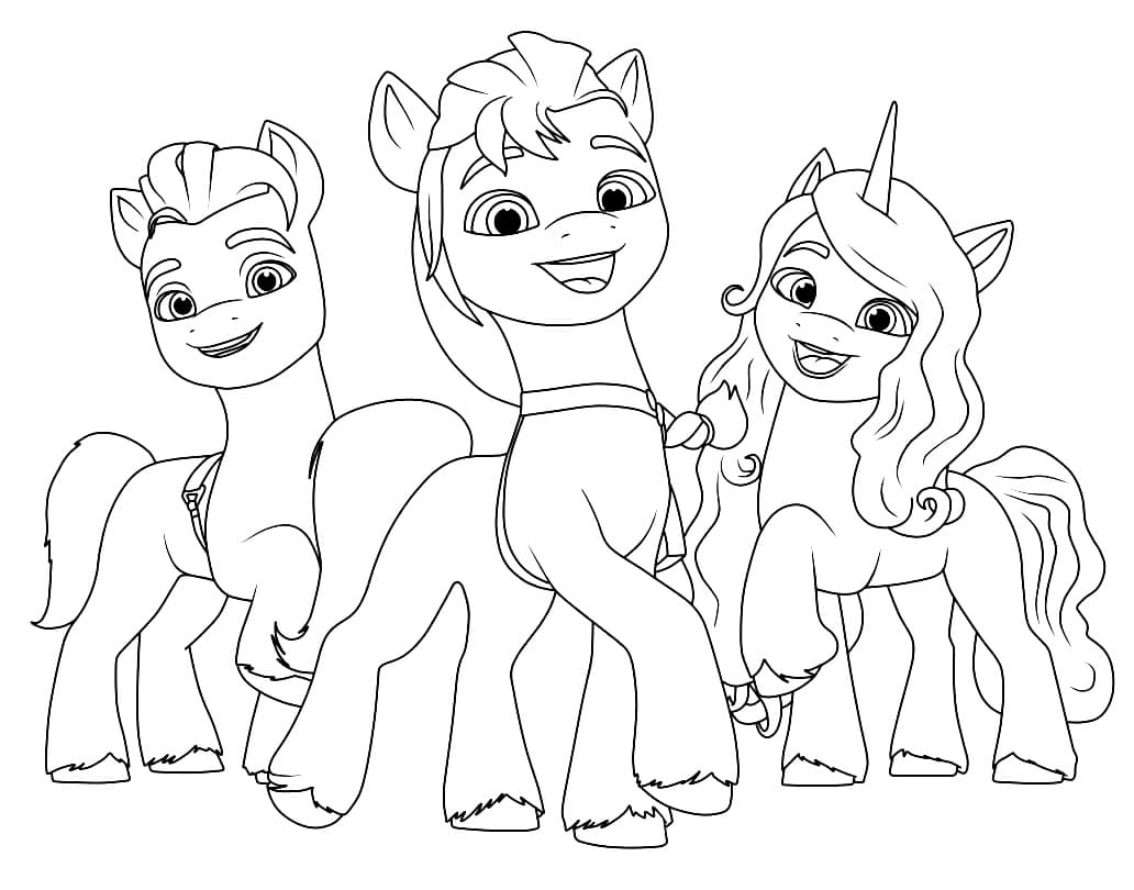 My Little Pony A New Generation for Kid Coloring Page - Free Printable ...