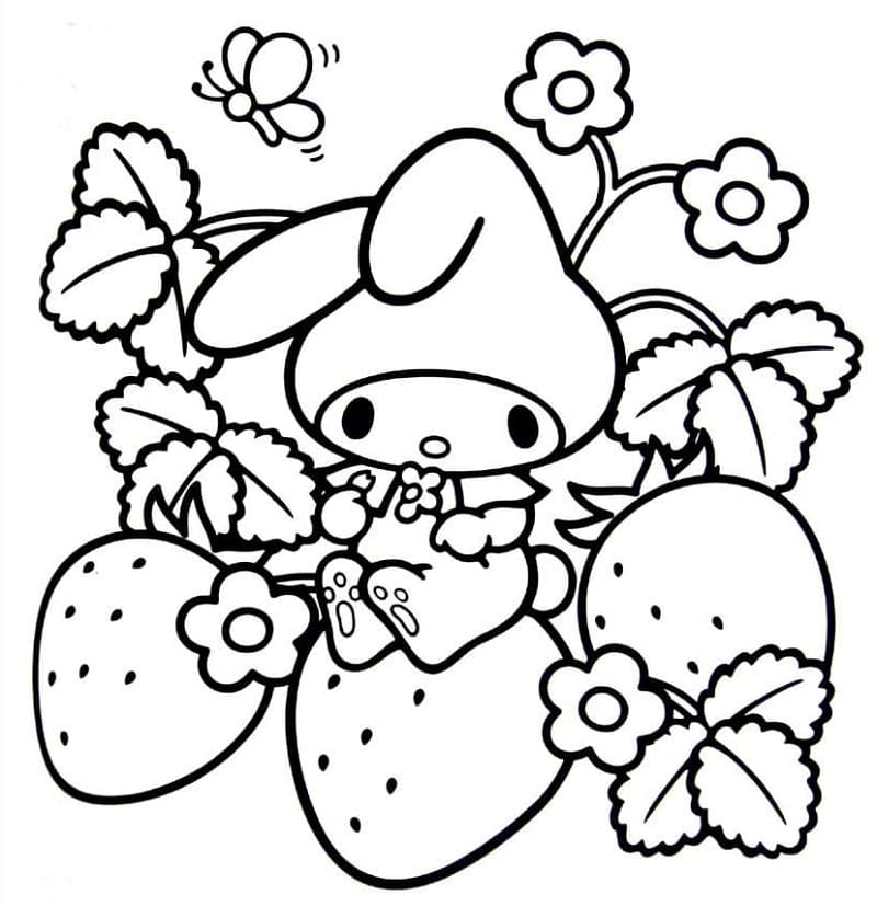My Melody with Strawberries