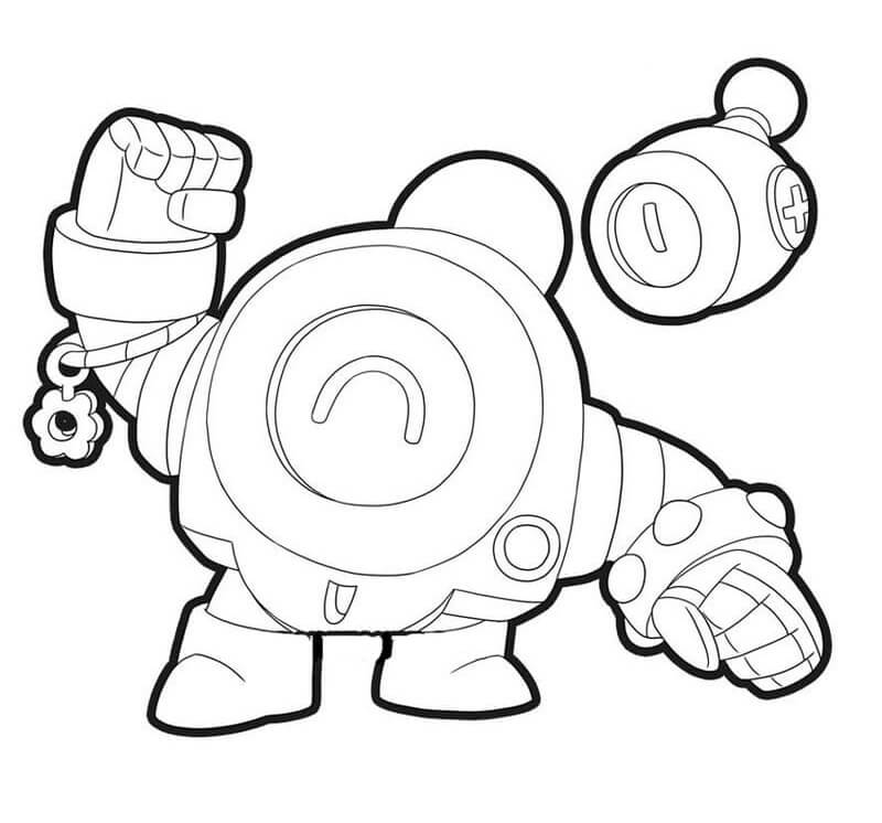 Nani Brawl Stars Coloring Page Free Printable Coloring Pages For Kids - sprout brawl star drawing