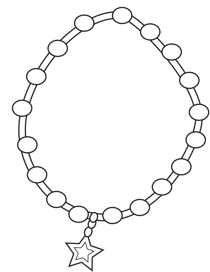 lei necklace coloring pages