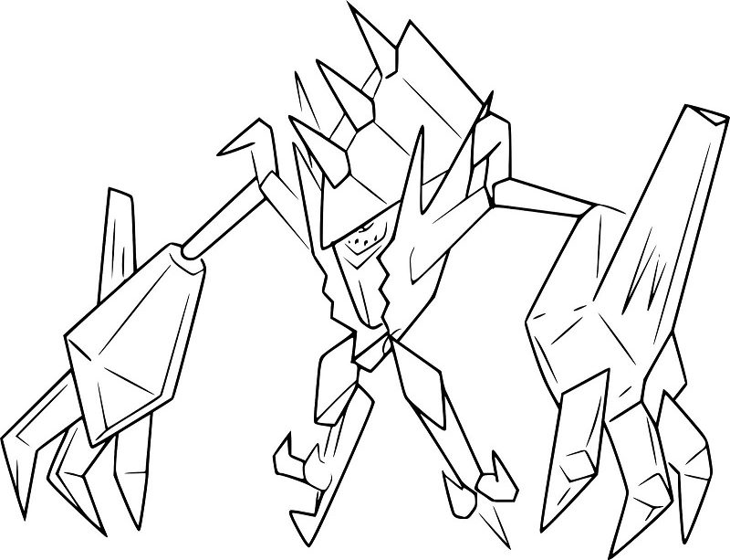 Necrozma Pokemon Coloring Page - Free Printable Coloring Pages for ...