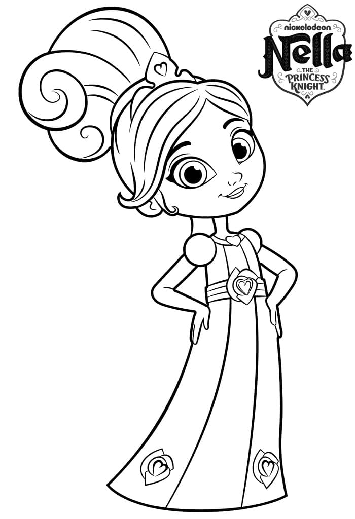 990 Princess Nella Coloring Pages  Best HD