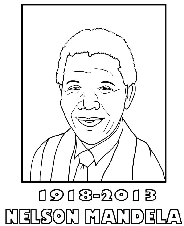 Turn 5 dots into Nelson Mandela drawing easy - How to draw Nelson Mandela  outline drawing sketch - YouTube