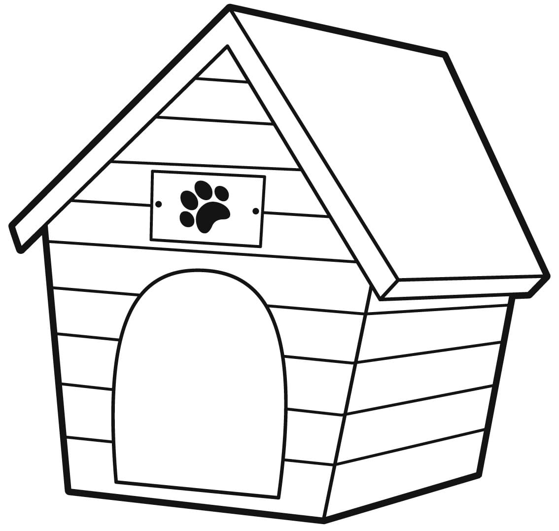 dog-house-coloring-pages