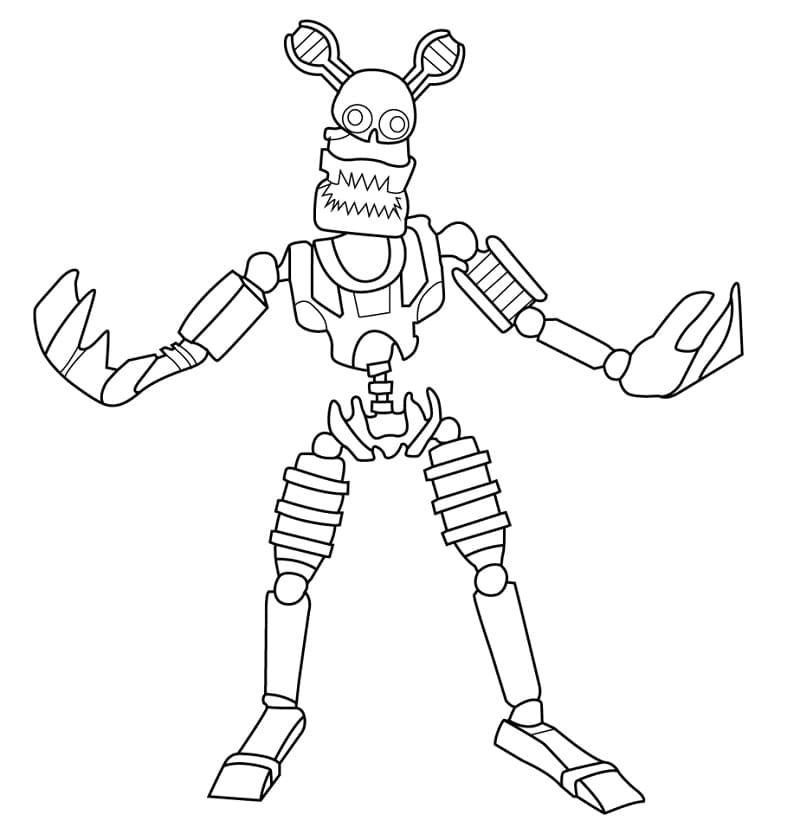 foxy fnaf coloring pages