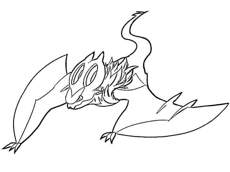 Noivern Coloring Pages - Free Printable Coloring Pages for Kids