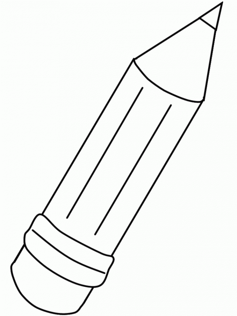 Small pencil Coloring Page Free Printable Coloring Pages for Kids