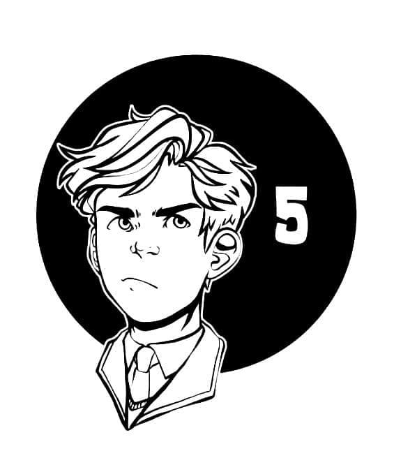 Number 5 from The Umbrella Academy