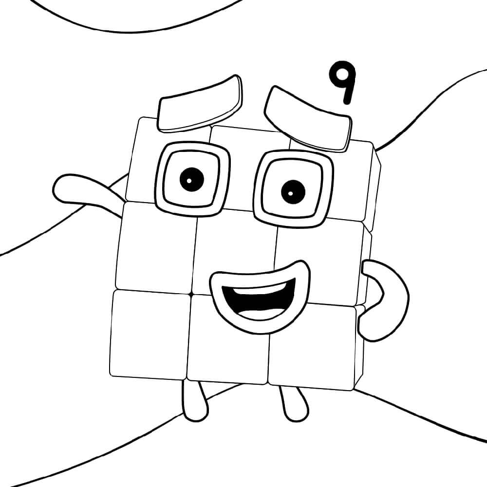 Numberblocks Coloring Pages - Free Printable Coloring Pages for Kids