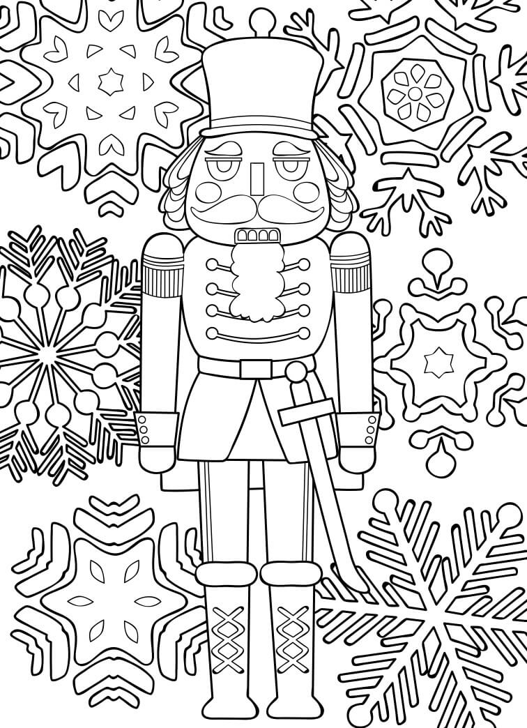 the nutcracker coloring pages for kids