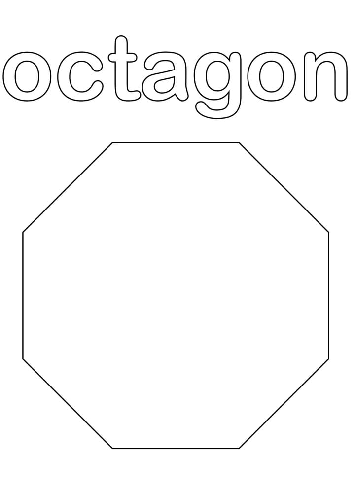 Octagon Coloring Page Free Printable Coloring Pages For Kids