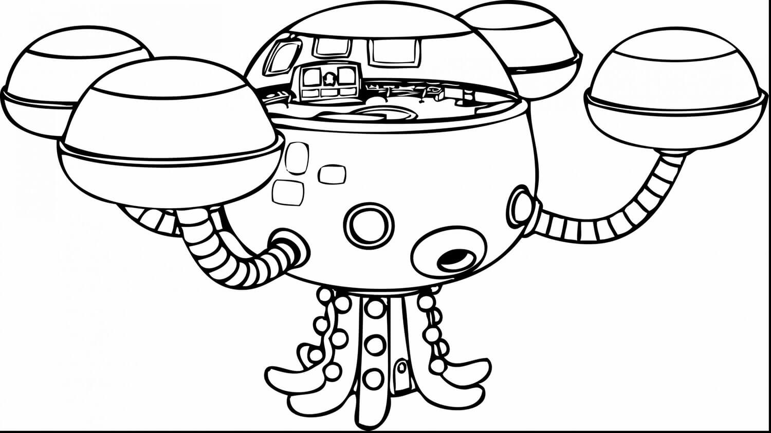 Octonauts Spaceship Coloring Page Free Printable Coloring Pages For Kids