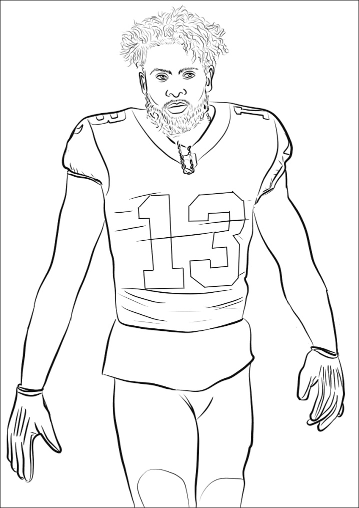 441 Cartoon Aaron Rodgers Coloring Pages for Kids
