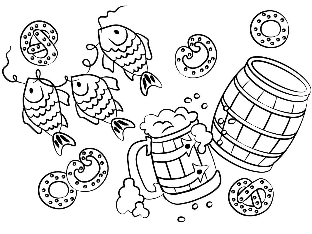 Oktoberfest Coloring Pages
