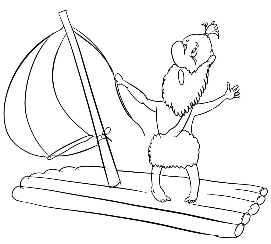 Printable Raft Coloring Page - Free Printable Coloring Pages for Kids