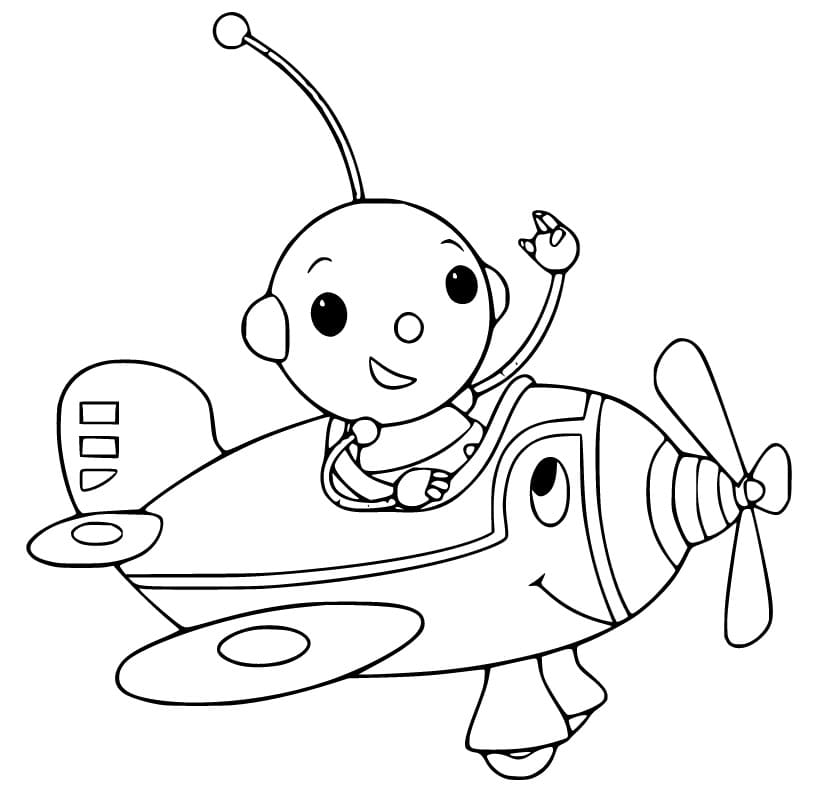 Rolie Polie Olie Coloring Page