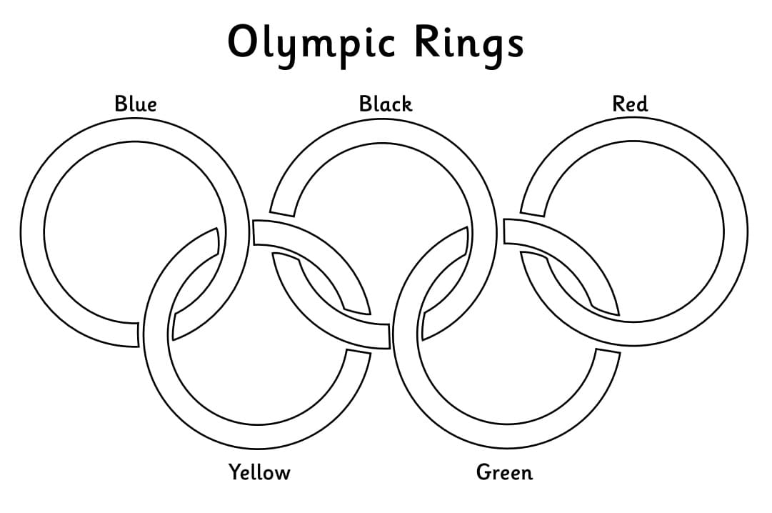olympic rings coloring page free printable coloring