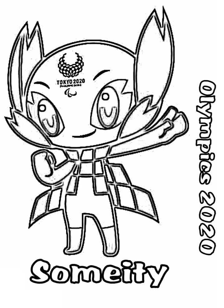 Summer Olympics Coloring Page - Free Printable Coloring Pages for Kids