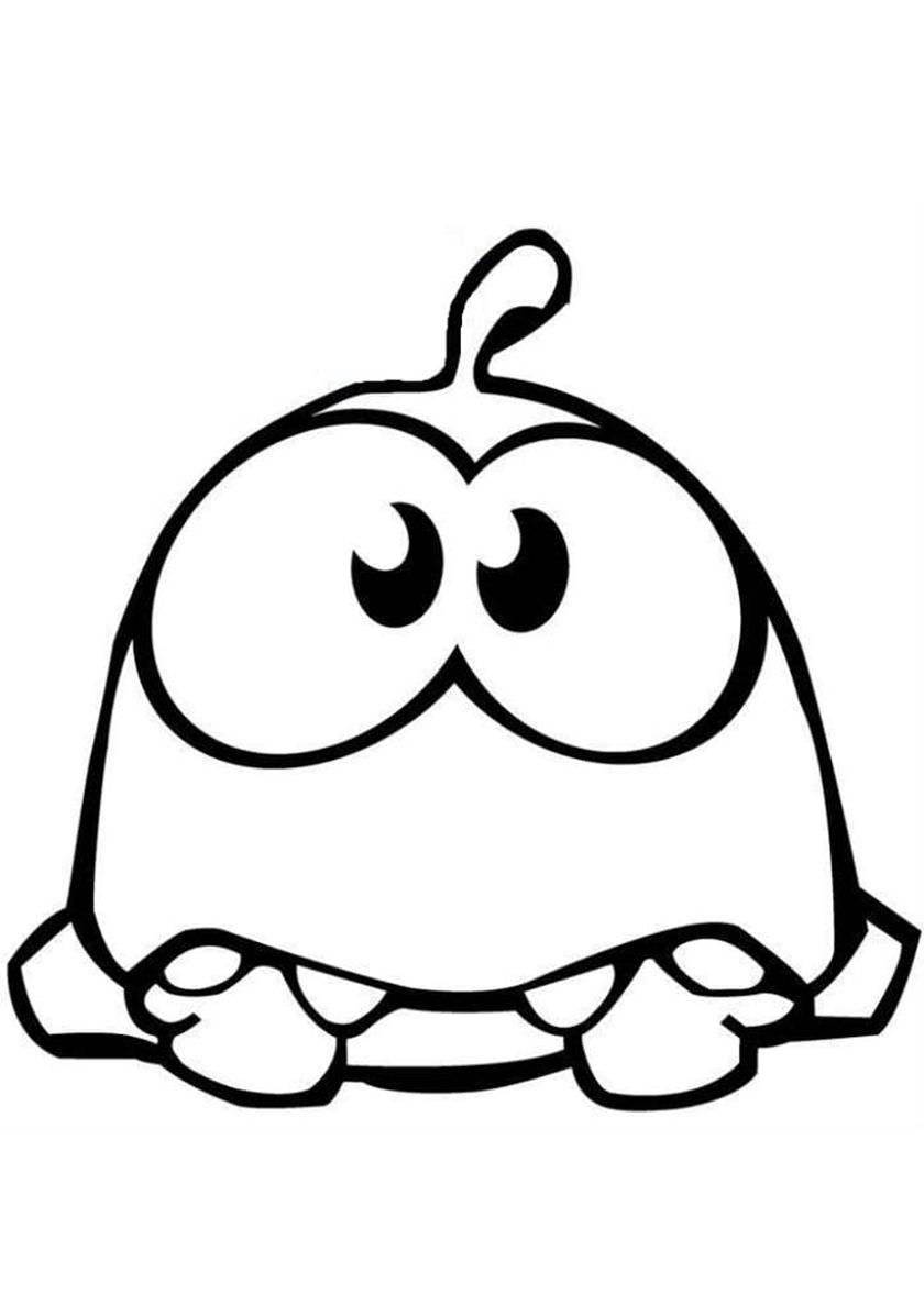 Om Nom 2 Coloring Page - Free Printable Coloring Pages for Kids