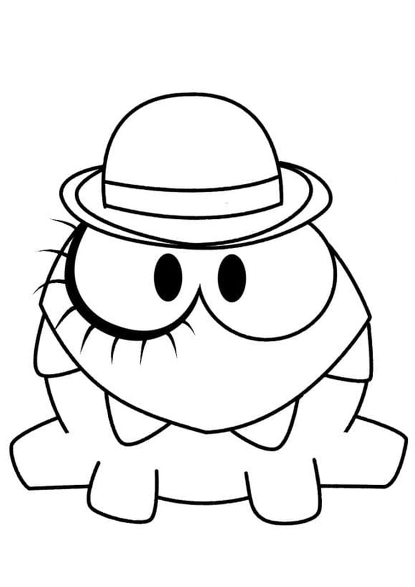 Om Nom Coloring Pages - Free Printable Coloring Pages for Kids