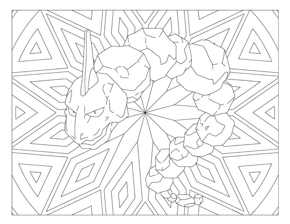 Onix Coloring Pages - Free Printable Coloring Pages for Kids