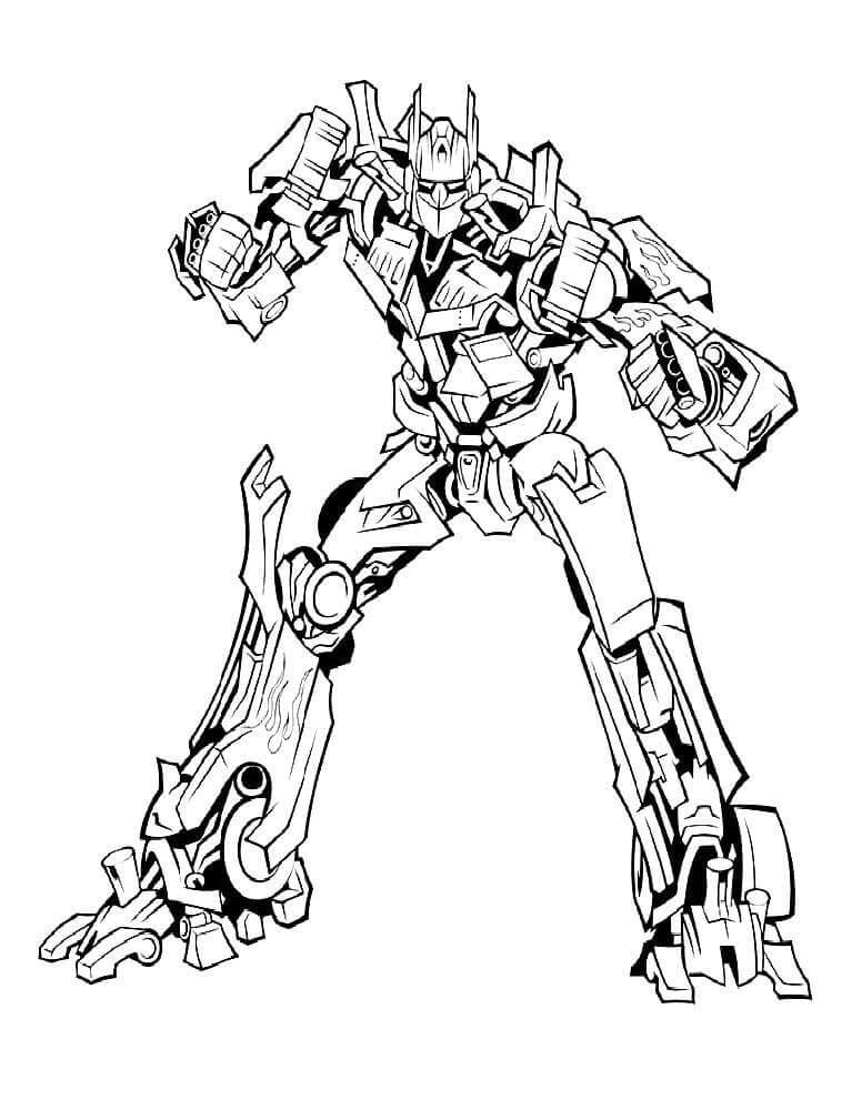 Optimus Prime 2 Coloring Page Free Printable Coloring Pages for Kids