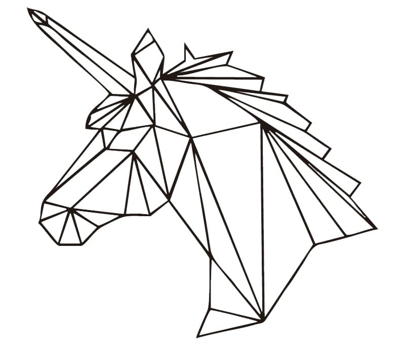 Origami Einhorn