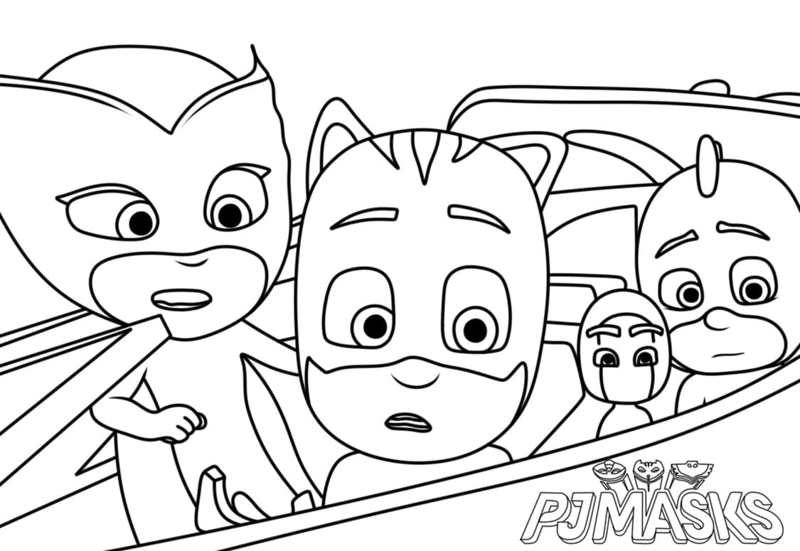 PJ Masks 6 Coloring Page Free Printable Coloring Pages For Kids