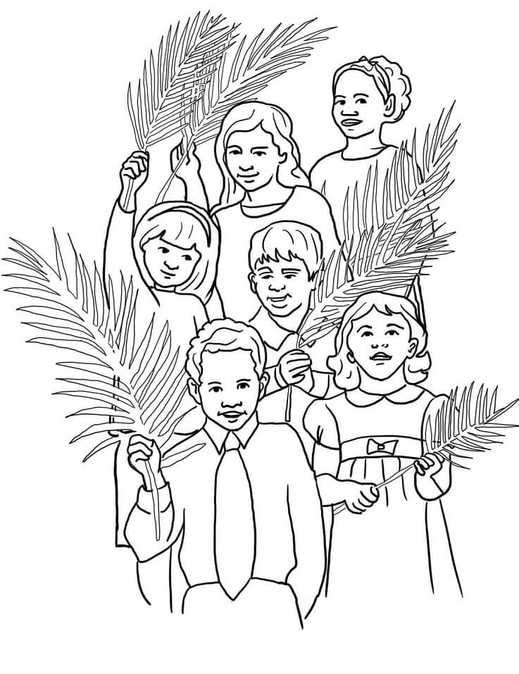 Palm Sunday Coloring Pages Free Printable Coloring Pages for Kids