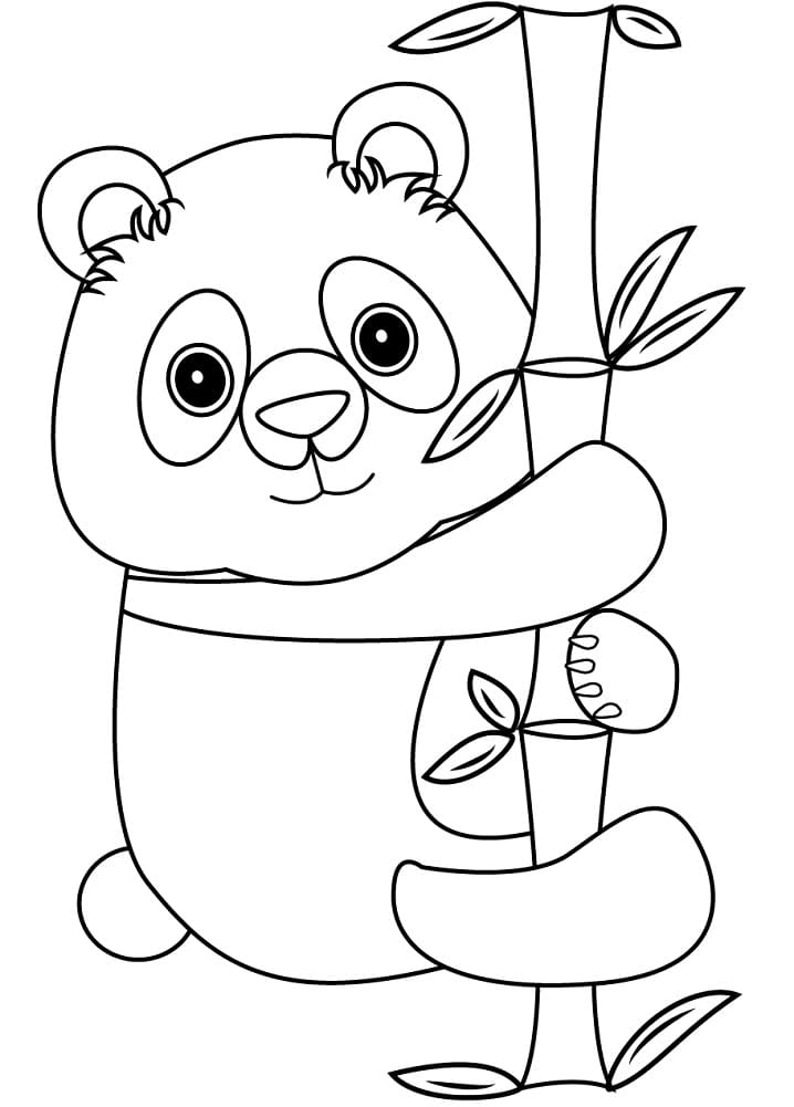 Panda Coloring Pages - Free Printable Coloring Pages for Kids