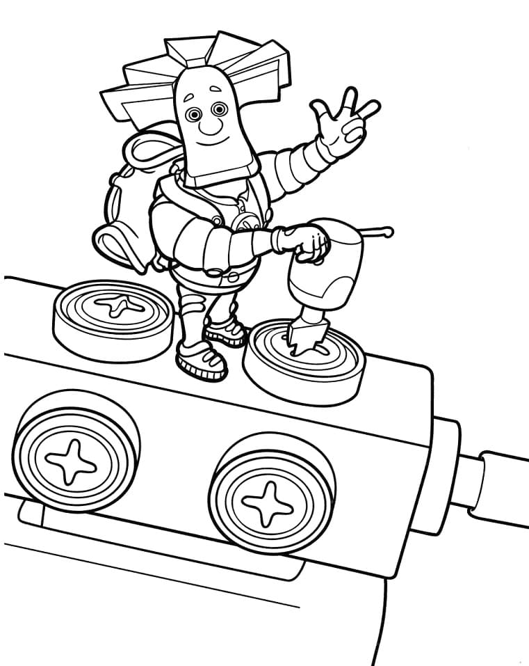 Papus from The Fixies Coloring Page - Free Printable Coloring Pages for