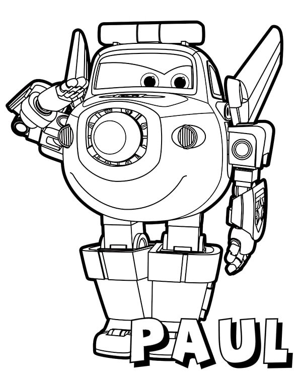 Super Wings Coloring Pages.
