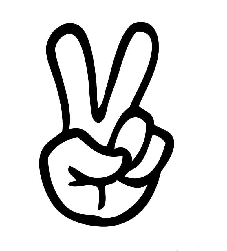 Peace Sign Emoji