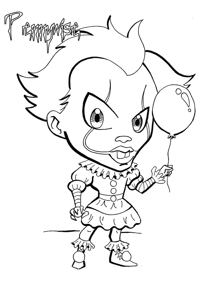 Pennywise Coloring Pages - Free Printable Coloring Pages for Kids