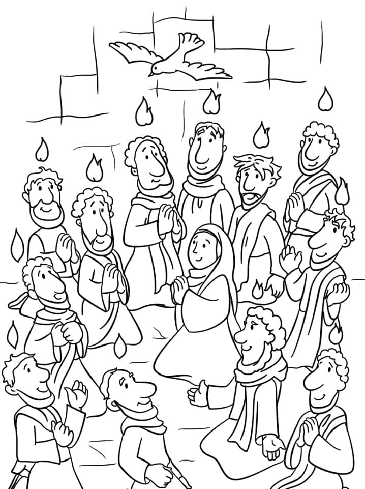Pentecost 11 Coloring Page - Free Printable Coloring Pages for Kids