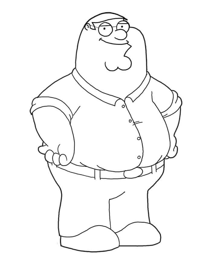 Family Guy Coloring Page - Free Printable Coloring Pages for Kids