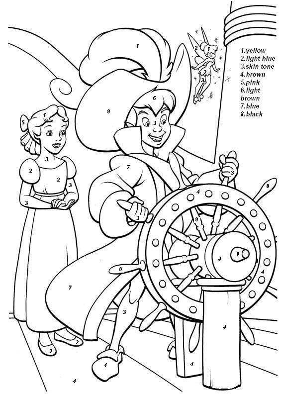 Disney Color By Number Coloring Pages Free Printable Coloring Pages For Kids