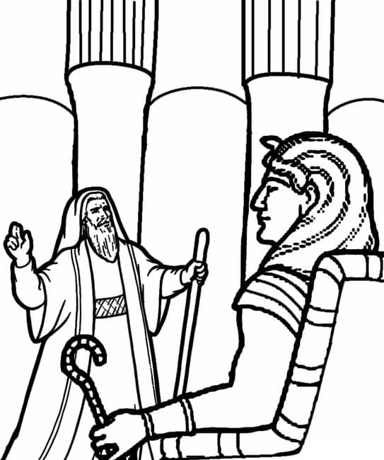 Moses Free Printable Coloring Page - Free Printable Coloring Pages for Kids