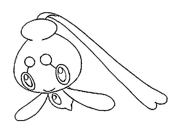 coloring pages phione pokemon