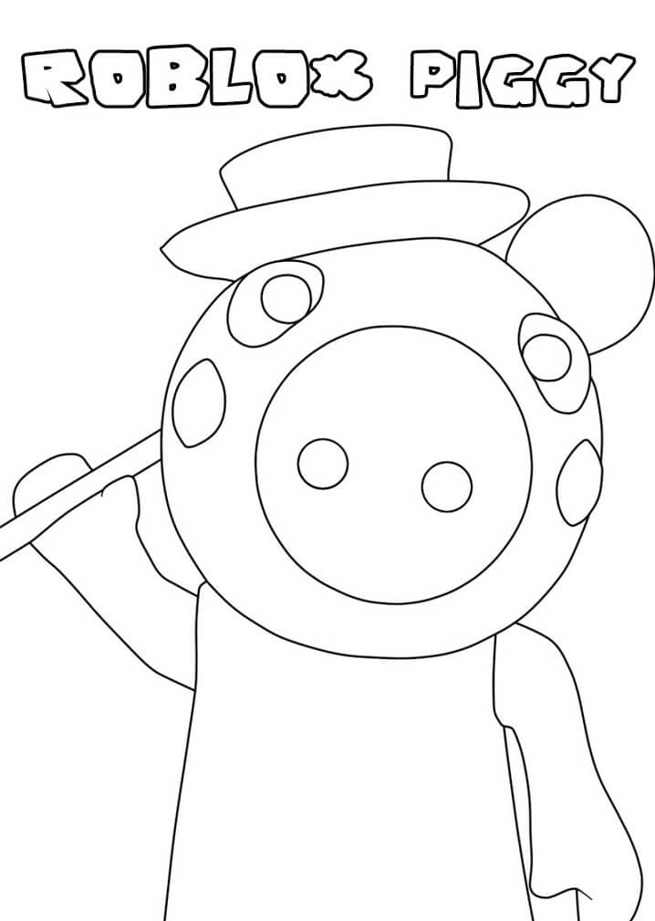 Piggy Roblox 4 Coloring Page Free Printable Coloring Pages For Kids