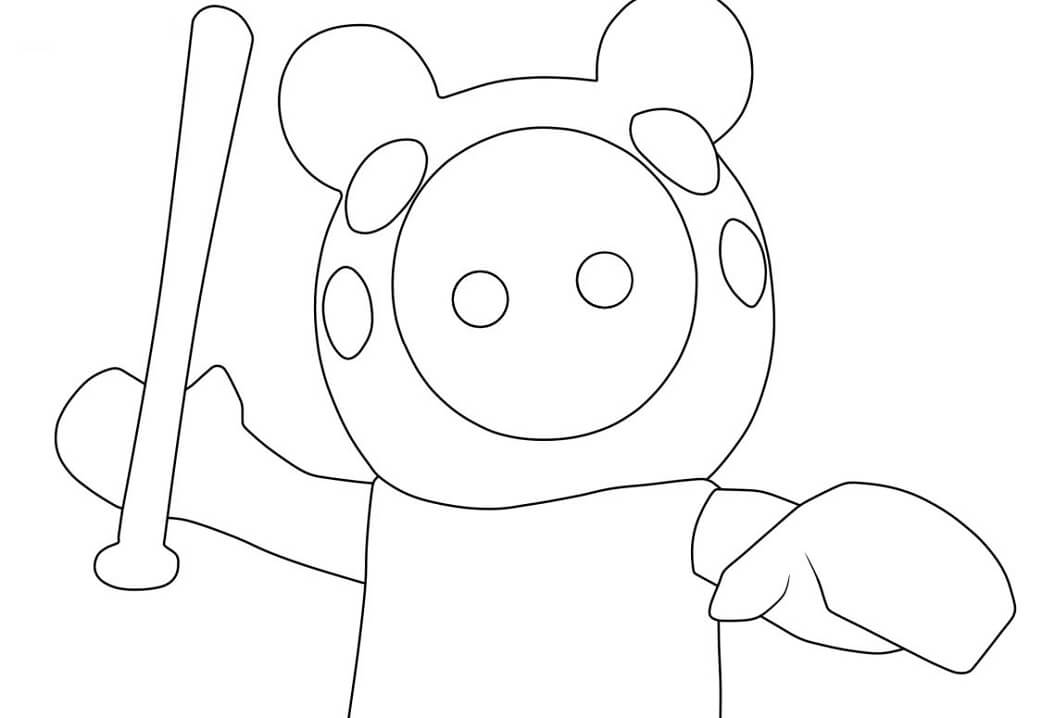Piggy Roblox 3 Coloring Page Free Printable Coloring Pages for Kids