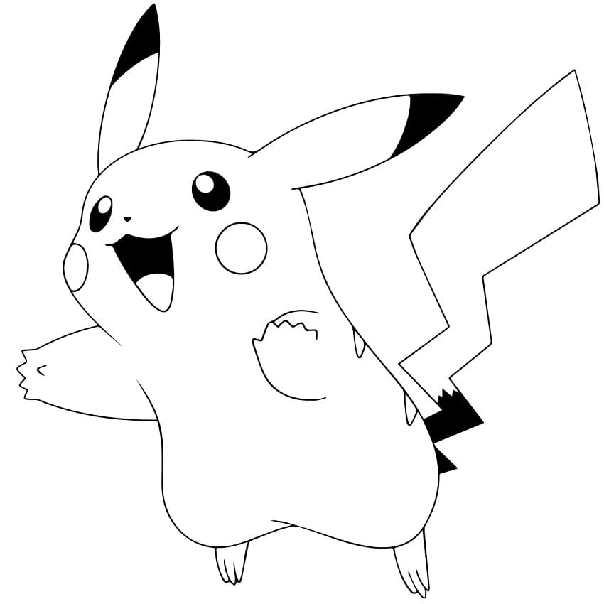 Pikachu là nhân vật Pokemon được yêu thích nhất. Thiếu nhi sẽ thích thú với những trang tô màu Pikachu với nhiều kiểu dáng và hoạt động khác nhau.