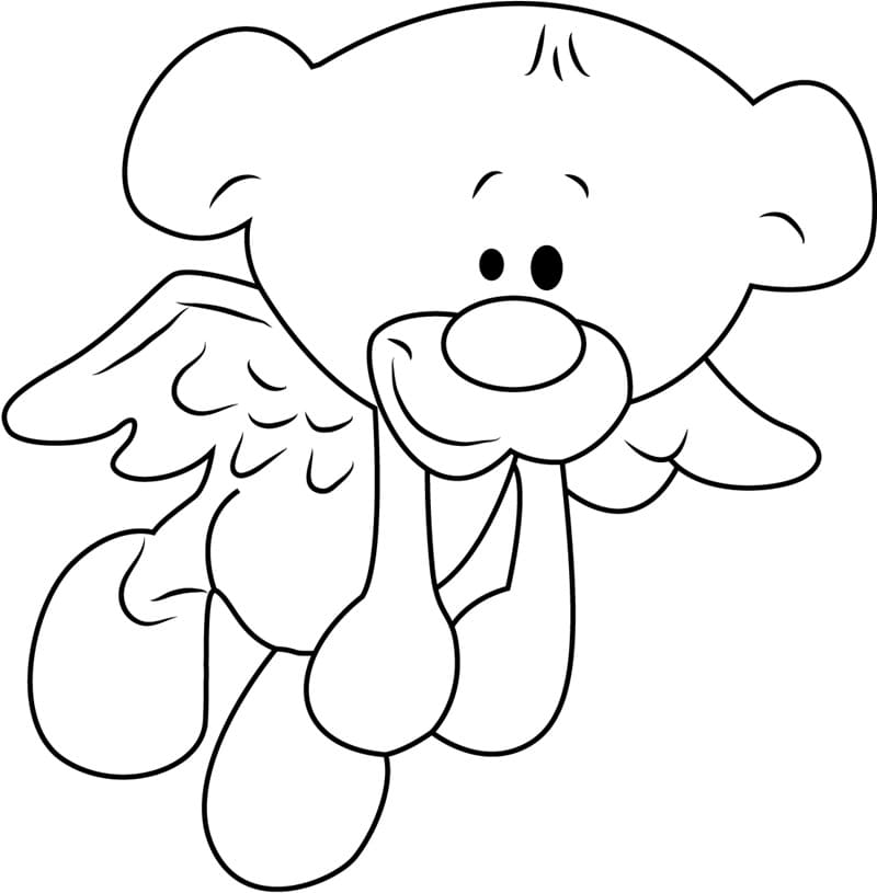 Pimboli and Letter Coloring Page - Free Printable Coloring Pages for Kids
