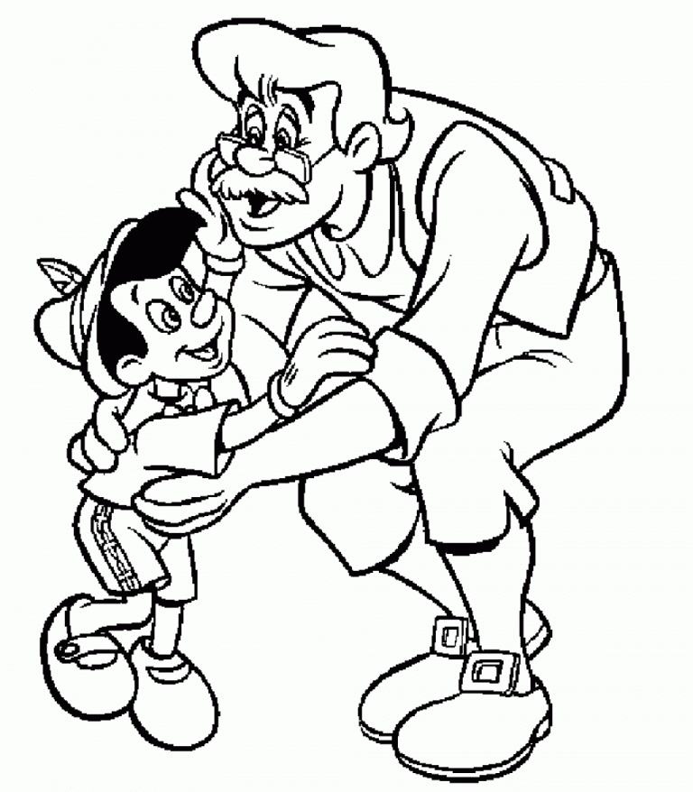 Pinocchio und Großvater