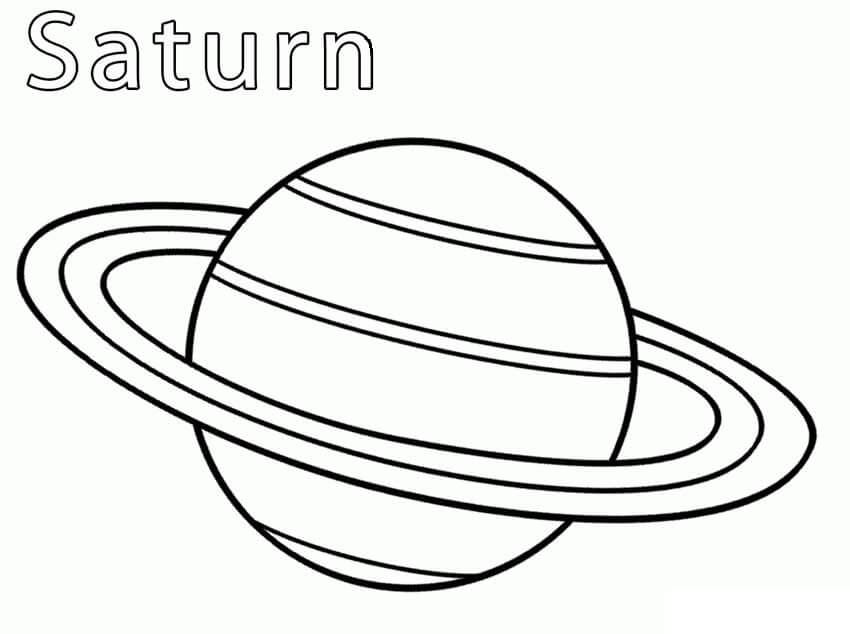 Saturn Coloring Pages Free Printable Coloring Pages for Kids